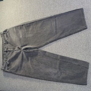 Vintage 90s 1994 Levi's Gray Orange Tab 505 Straight Leg Jeans Size 36x27"